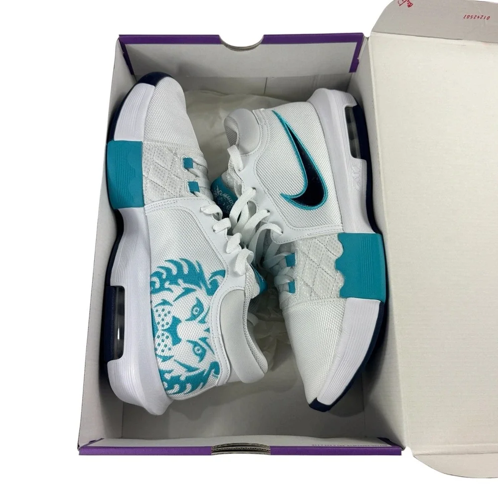 Nike LeBron Witness VIII 8 White Obsidian Dusty Cactus HQ2139-101 Mens 10 NIB